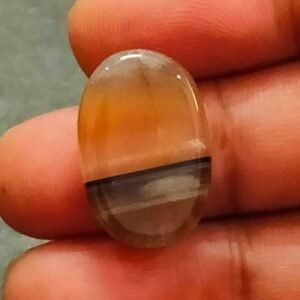 Sulemani Hakik Stone(सुलेमानी हकीक स्टोन) , Weight- 16.40 carat