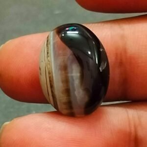 Sulemani Hakik Stone(सुलेमानी हकीक स्टोन) , Weight- 17.60 carat