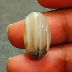 Sulemani Hakik Stone(सुलेमानी हकीक स्टोन) , Weight- 18.60 carat