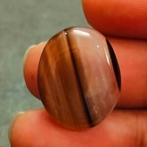 Sulemani Hakik Stone(सुलेमानी हकीक स्टोन) , Weight- 21.15 carat