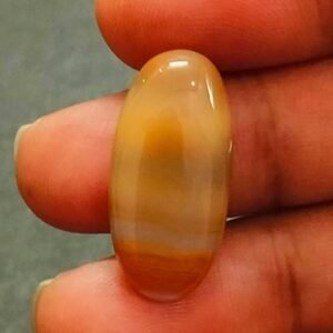 Sulemani Hakik Stone(सुलेमानी हकीक स्टोन) , Weight- 21.20 carat