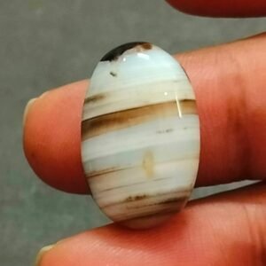 Sulemani Hakik Stone(सुलेमानी हकीक स्टोन) , Weight- 22.60 carat