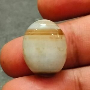 Sulemani Hakik Stone(सुलेमानी हकीक स्टोन) , Weight- 24.80 carat