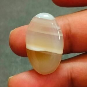 Sulemani Hakik Stone(सुलेमानी हकीक स्टोन) , Weight- 25.70 carat