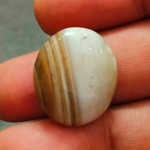 Sulemani Hakik Stone(सुलेमानी हकीक स्टोन) , Weight- 28.40 carat