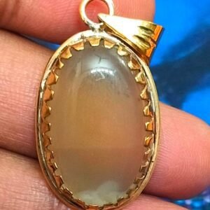 Big Size Panchdhatu Sulemani Hakik Locket(पंचधातु सुलेमानी हकीक लॉकेट), Weight- 8.59 g