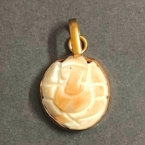 High Quality Panchdhatu Gomtichakra Ganesh Locket(पंचधातु गोमतीचक्र गणेश लॉकेट)