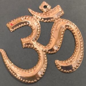 Designer Copper Om (कॉपर ॐ ), Size 10x10 cm, Weight 19 g