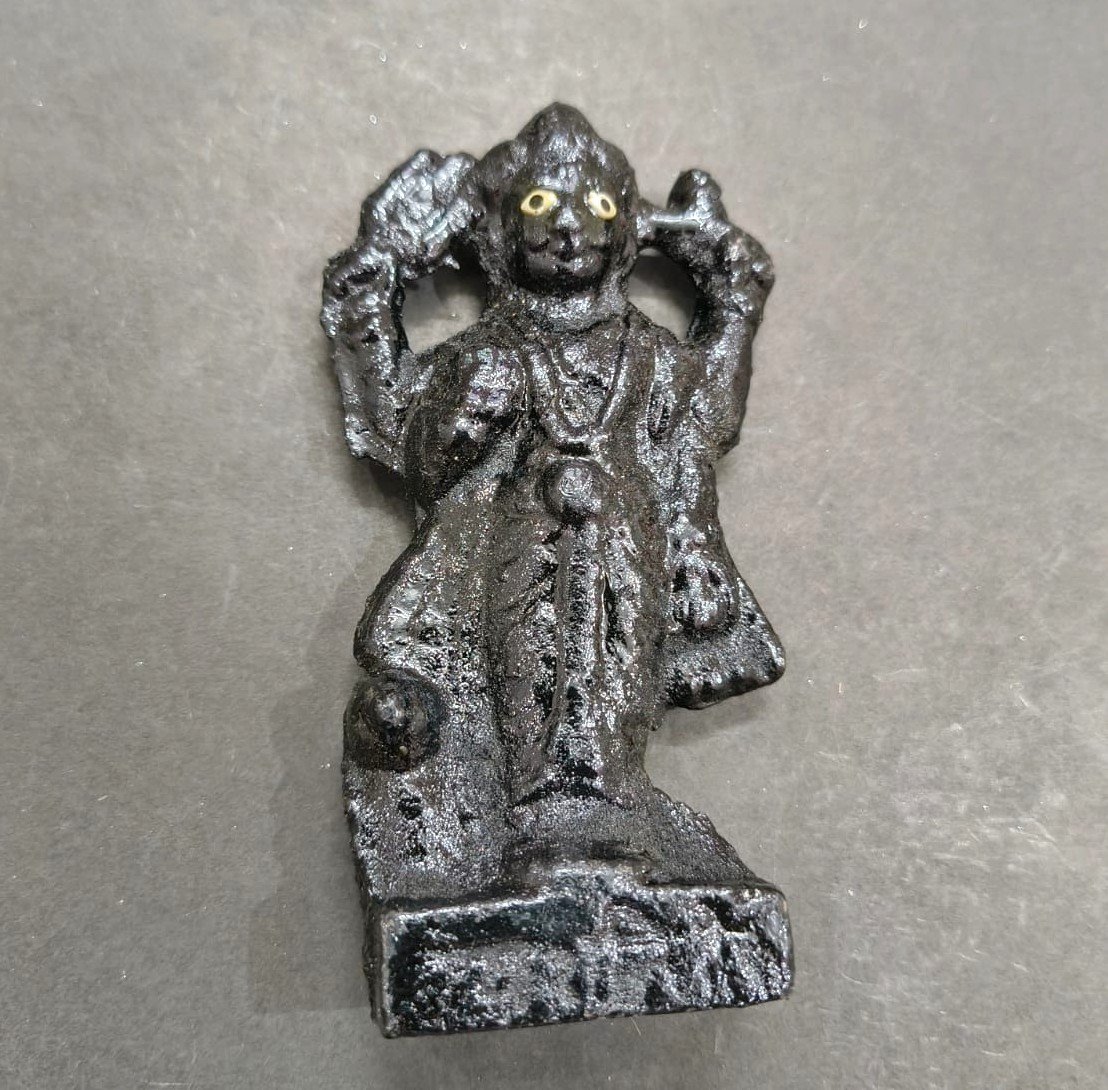 Iron Shani Dev Murti (लोहे की शनि देव मूर्ति), Size-10 cm, Weight- 285 g